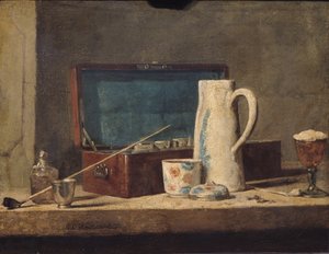 Still Life of Pipes and a Drinking Glass 